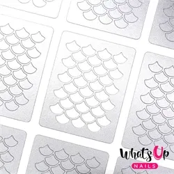 WV040 Scales Stencils, 2 ark, (24 stk) Whats Up Nails